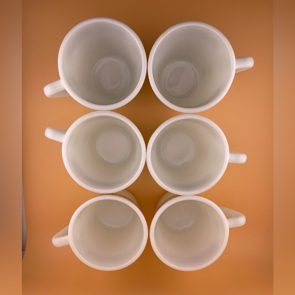 Vintage, Woodland Brown Mugs 1410 by Pyrex, Set of 6 - Picture 6 of 7